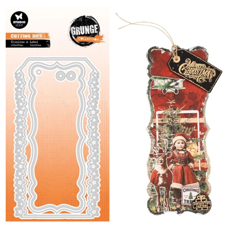 Winter Clothing Label - Etiqueta estrela inverno papai noel brinquedo