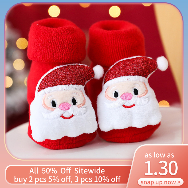 Winter Clothing Activities For Toddlers - Meias de Natal para Bebês, Quentes