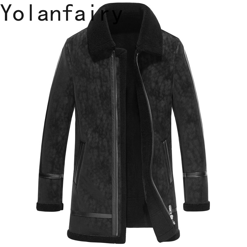 Warm Winter Clothing - Yolanfairy jaqueta de corte de ovelha