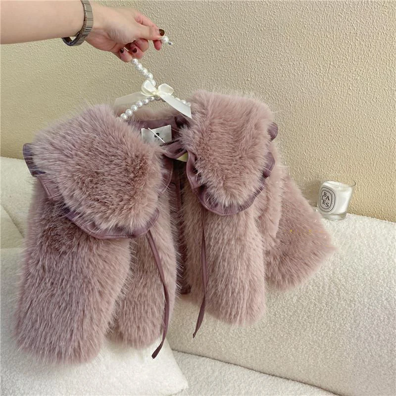 Winter Clothing Toddler - Inverno meninas camisola de lã jaqueta