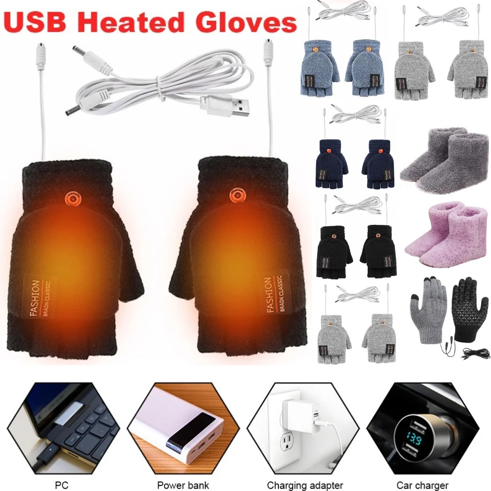 Heated Gloves Electric - Usb elétrico aquecido luvas de inverno