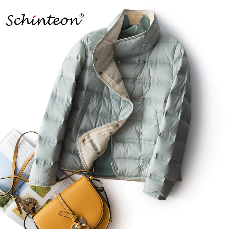 Winter Clothing Trends 2026 - Jaqueta Feminina Schinteon Ultraleve de Pluma,