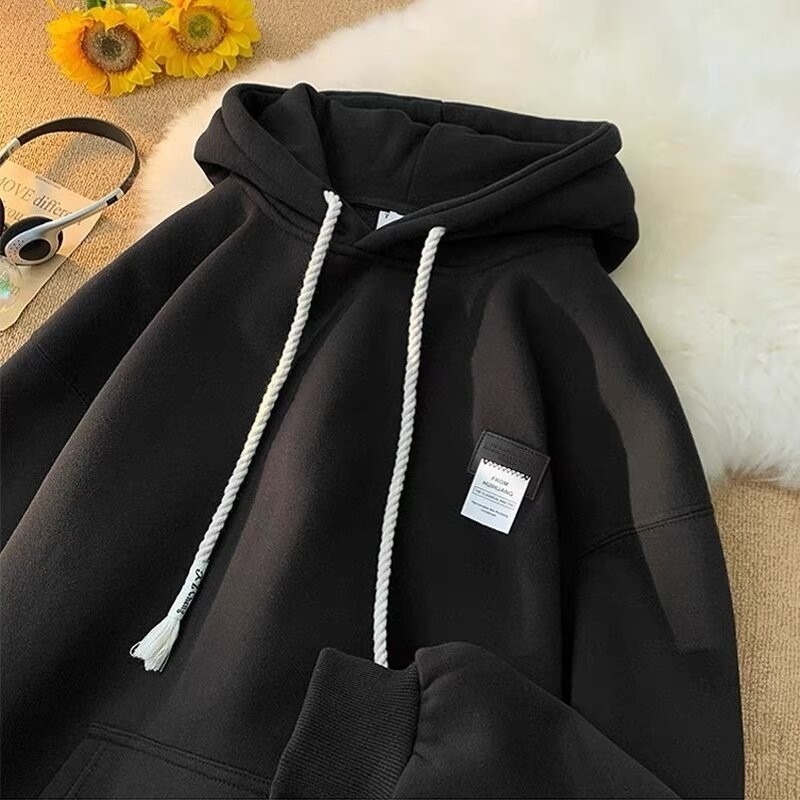 Winter Clothing Label - Homens com capuz moda roupas personalidade