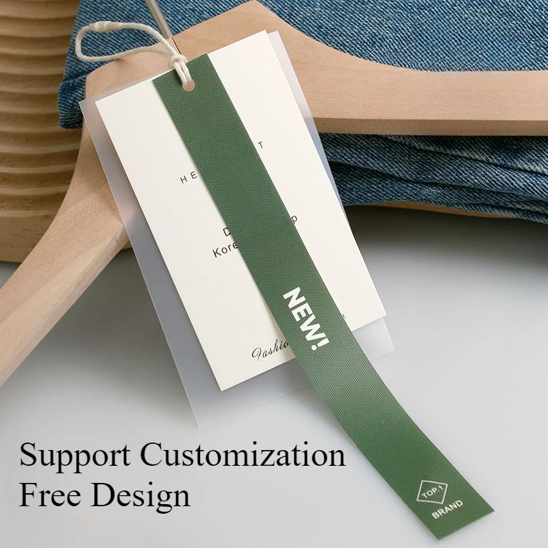 Winter Clothing Label - Roupas personalizadas Pendurar Cartões, Hangtags High-End,