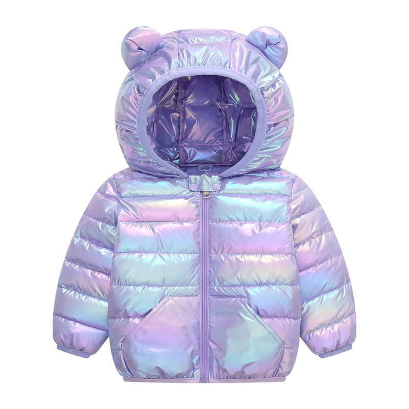 Winter Clothing Toddler - Jaqueta de algodão com capuz para