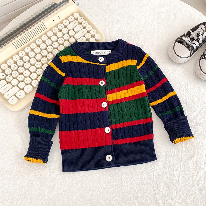 Winter Clothing Activities For Toddlers - Cardigan de malha infantil outono inverno