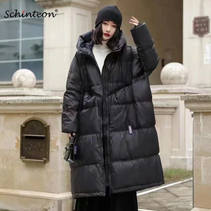 Winter Clothing Trends 2026 - Jaqueta Feminina Schinteon de Pluma de