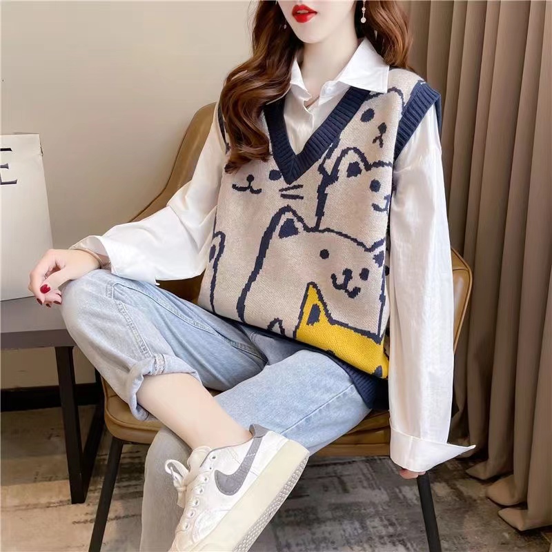 Colete Feminino de Tricô com D - Winter Clothing Label avaliação e preço