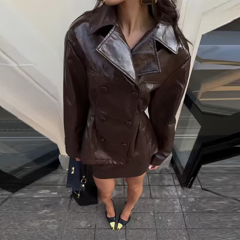 Conjunto de Jaqueta de Couro B - Warm Winter Clothing avaliação e preço