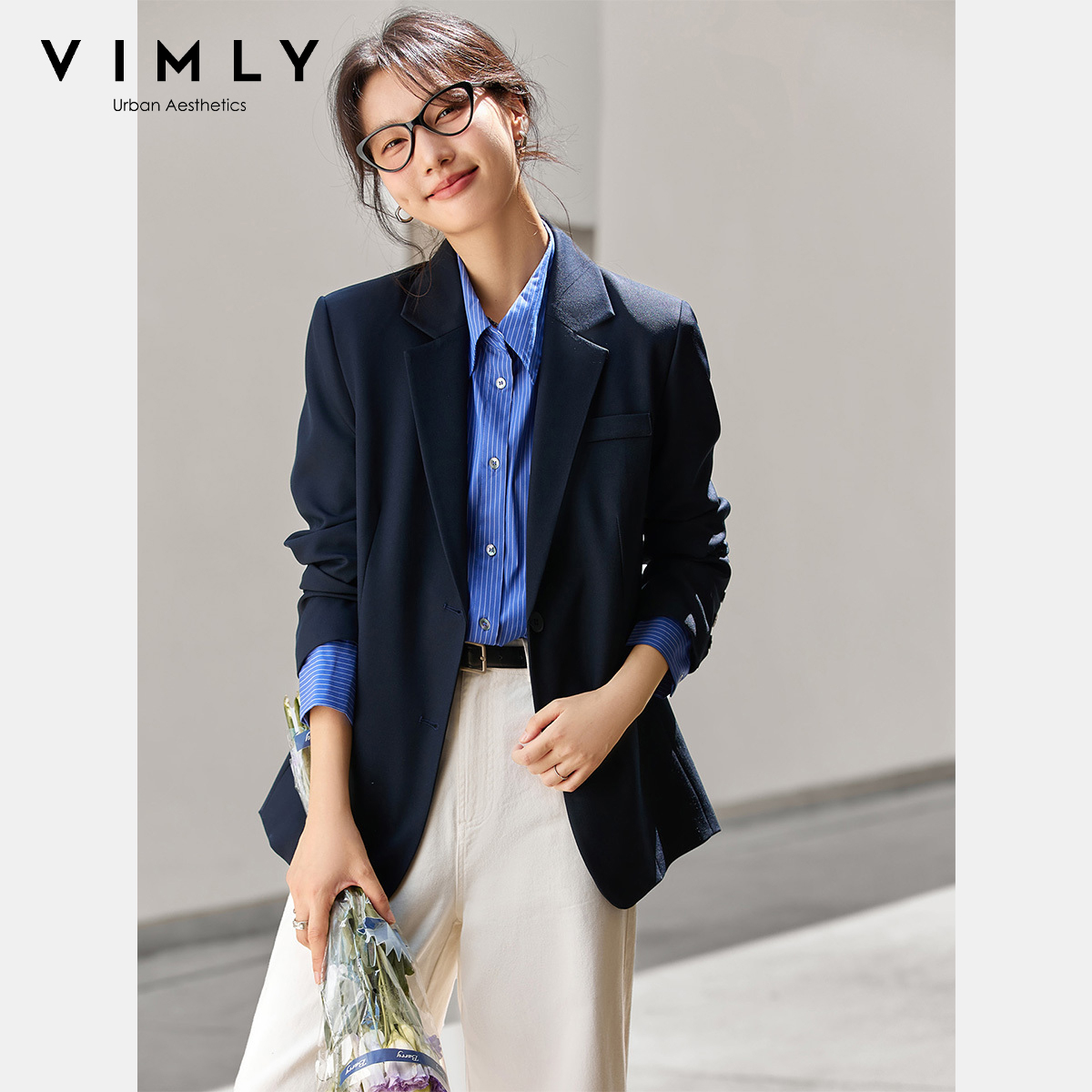 Jaquetas Femininas VIMLY Azul  - Winter Clothing Trends 2026 avaliação e preço