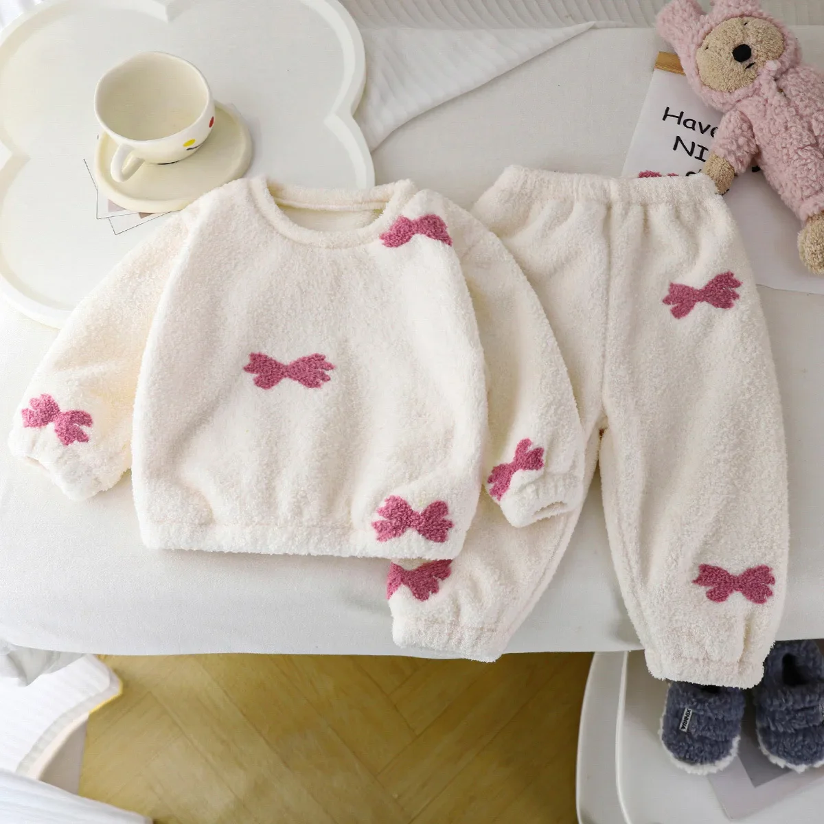 Pijama grosso de lã quente inf - Winter Clothing Toddler avaliação e preço