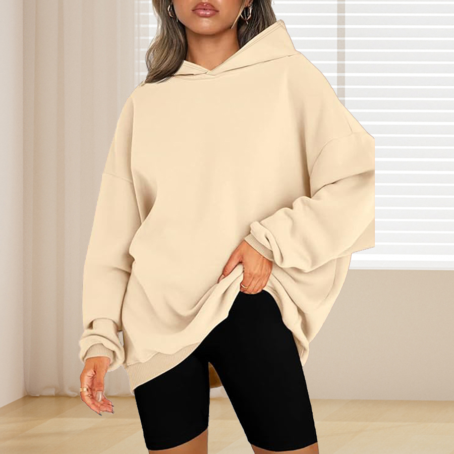 Moletom básico plus size de co - Winter Clothing For Plus Size Women avaliação e preço