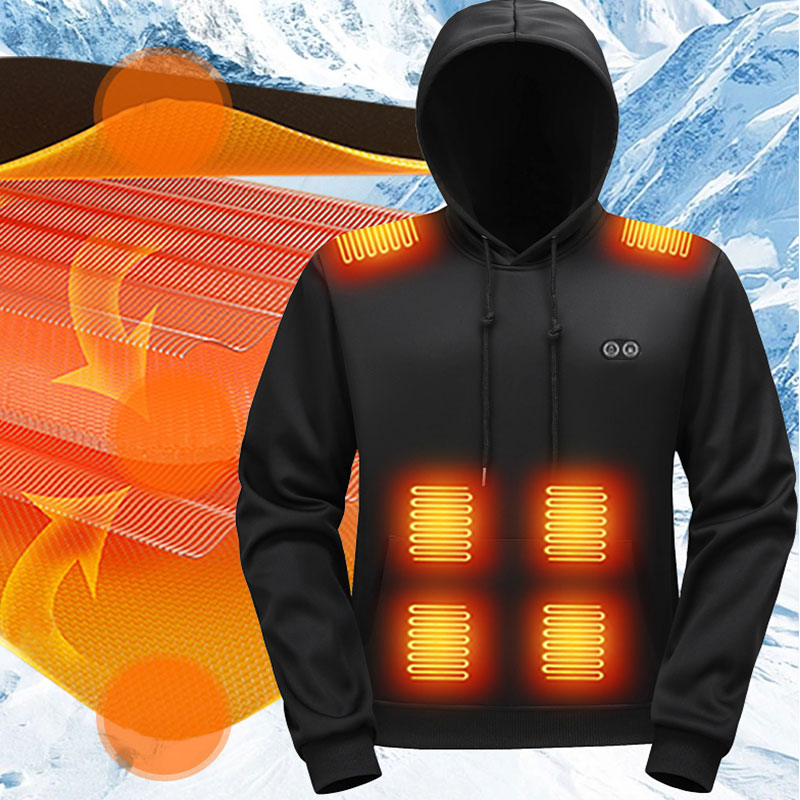 17 zona de aquecimento moletom - Warm Winter Clothing avaliação e preço