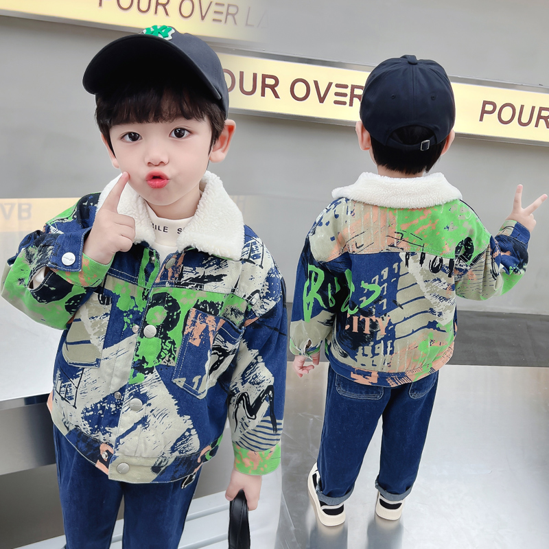 Crianças bebê quente denim jaq - Winter Clothing Activities For Toddlers avaliação e preço