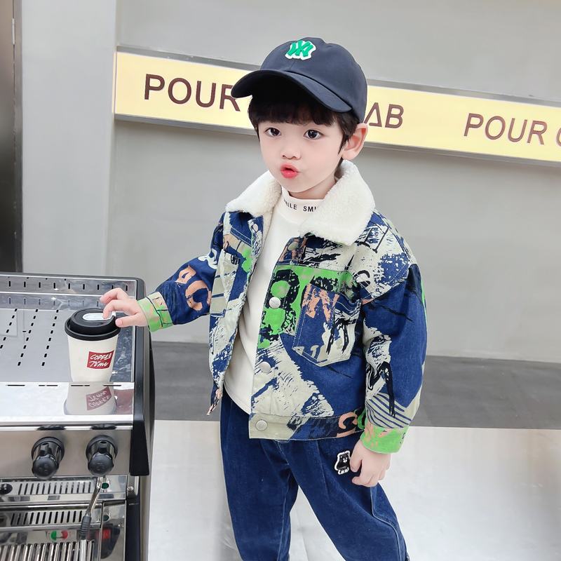 Crianças bebê quente denim jaq - Winter Clothing Activities For Toddlers avaliação e preço