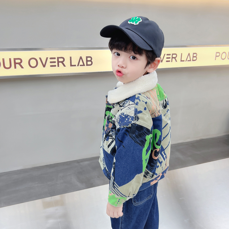 Crianças bebê quente denim jaq - Winter Clothing Activities For Toddlers avaliação e preço