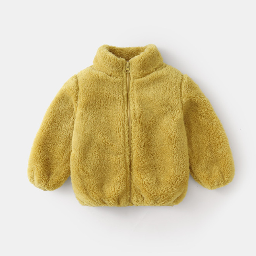 Casaco de Pelúcia Infantil Uni - Winter Clothing Toddler avaliação e preço