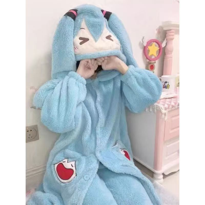 Pijamas de Anime Miku, Conjunt - Warm Winter Clothing avaliação e preço