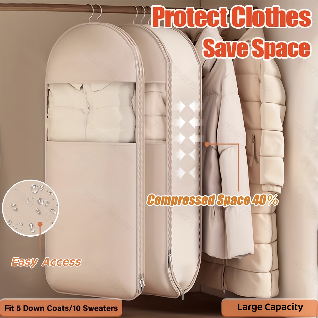 Saco de suspensão de compressã - Winter Clothing Storage avaliação e preço
