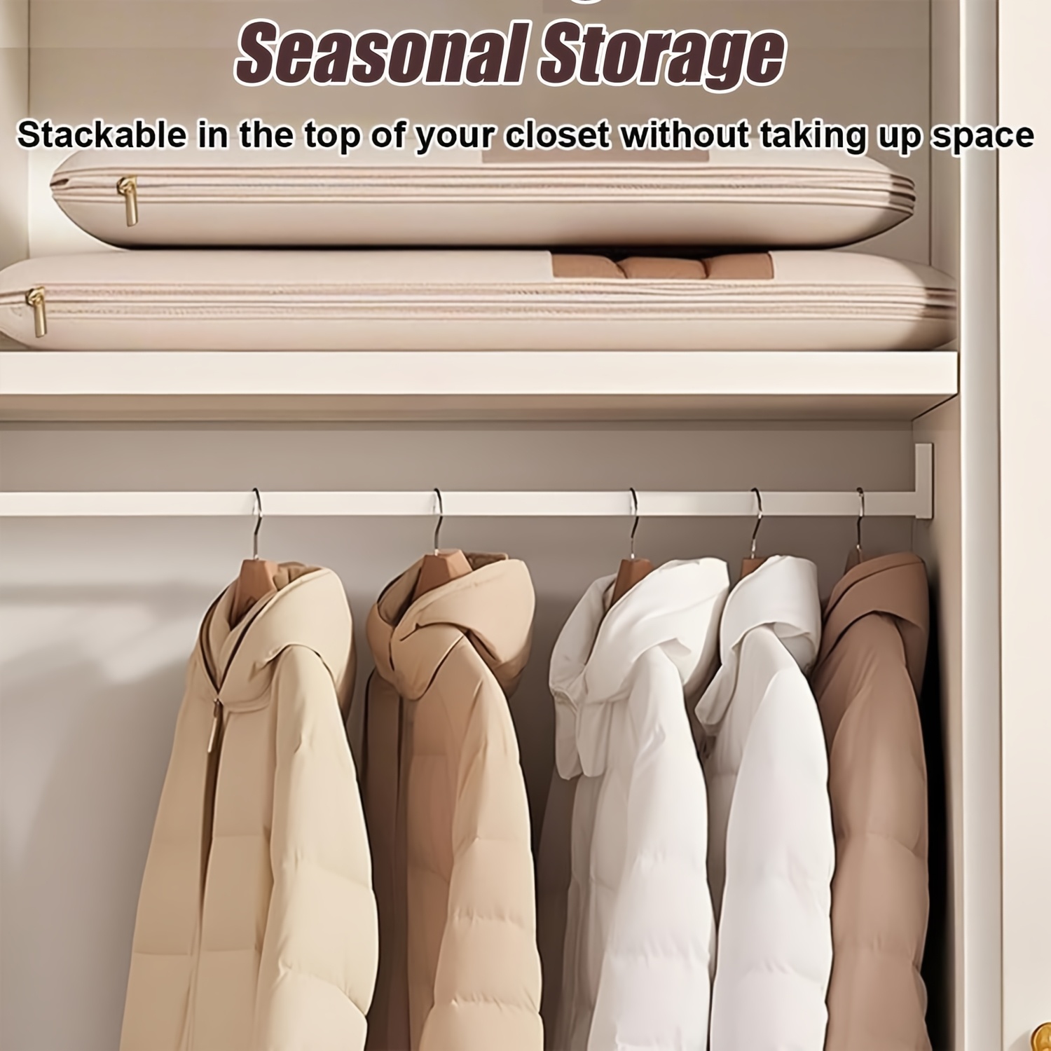 Saco de suspensão de compressã - Winter Clothing Storage avaliação e preço
