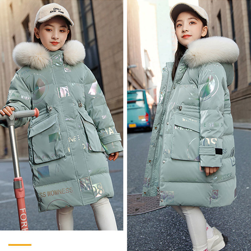 5 to14 anos meninas jaqueta de - Winter Clothing Toddler avaliação e preço